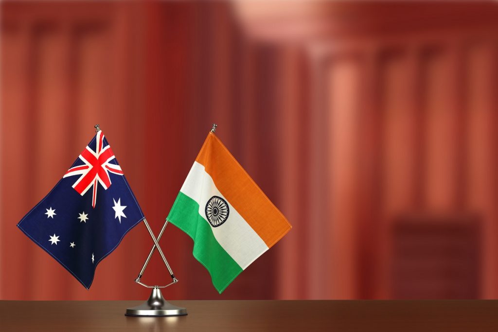 india australia flag